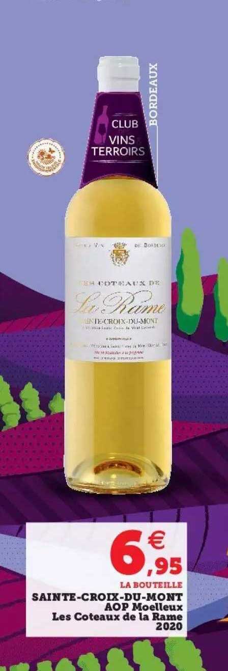 saint-croix-du-mont aop moelleux les côteaux de la rame 2020