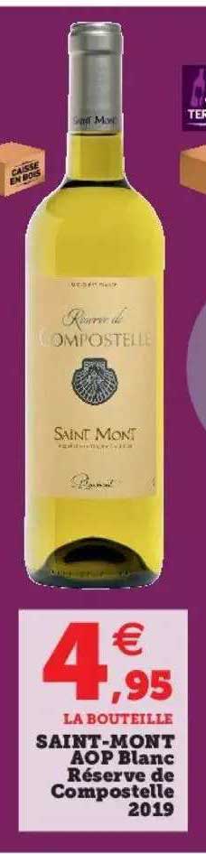 saint-mont aop blanc réserve de compostelle 2019