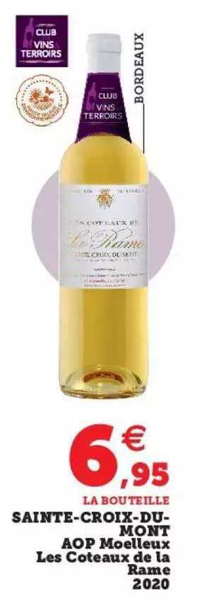 sainte-croix-du-mont aop moelleux les côteaux de la rame 2020