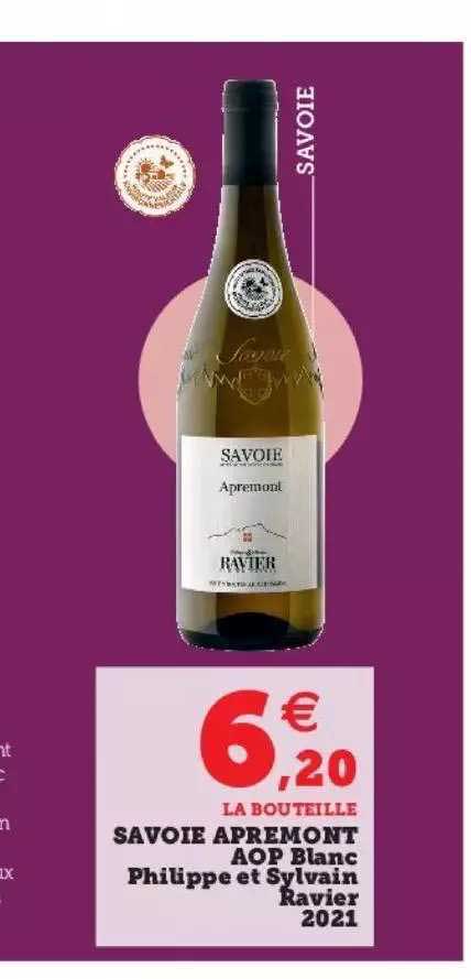 savoie apremont aop blanc philippe et sylvain ravier