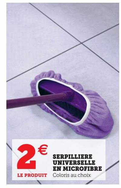 serpillière universelle en microfibre