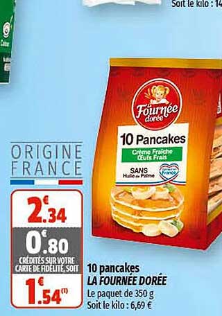 10 pancakes la fournée dorée