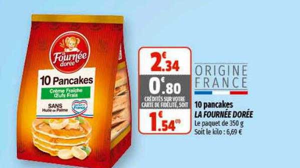 10 pancakes la fournée dorée