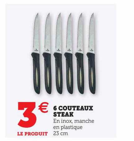 6 Couteaux Steak