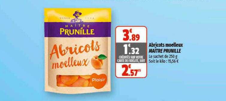 abricots moelleux maître prunille