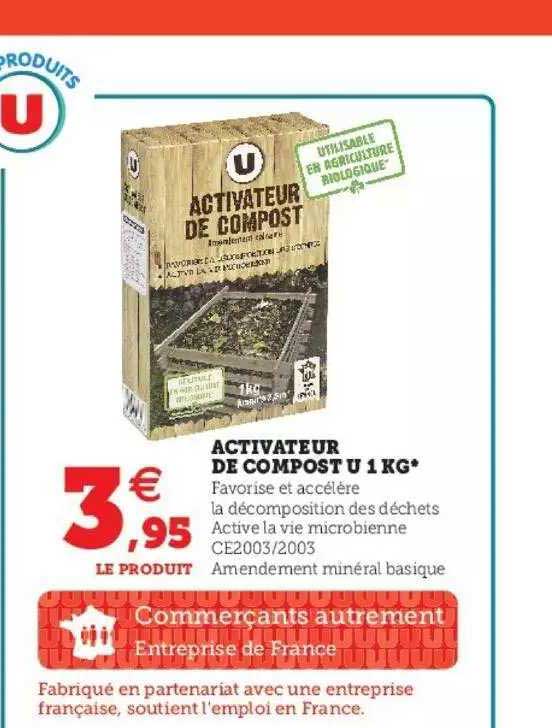 activateur de compost u 1 kg