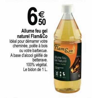 allume feu gel naturel flam & co