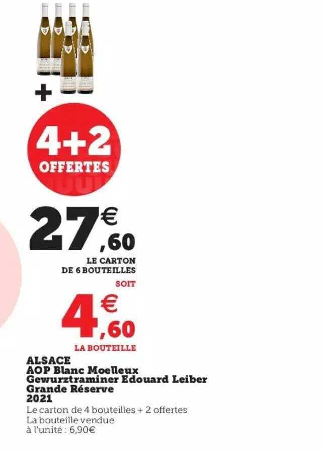alsace aop blanc moelleux gewurztraminer Édouard leiber grande réserve 2021