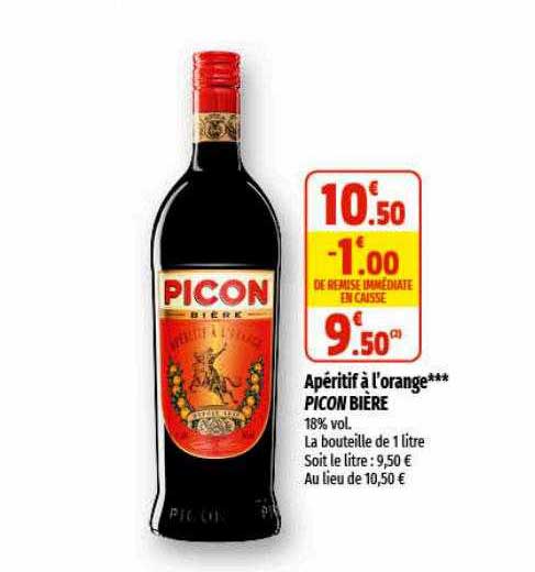 apéritif à l'orange picon bière