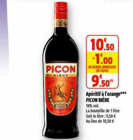 apéritif à l'orange picon bière