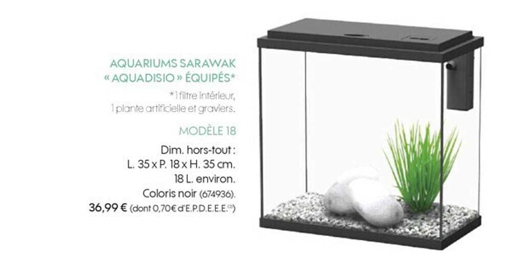 aquariums sarawak «aquadisio» équipés