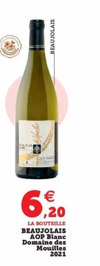 beaujolais aop blanc domaine des mouilles 2021