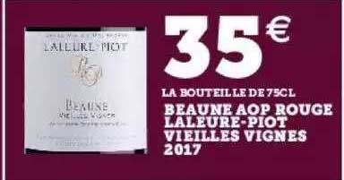 beaune aop rouge laleure-piot vieilles vignes 2017