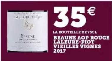 beaune aop rouge laleure-piot vieilles vignes 2017