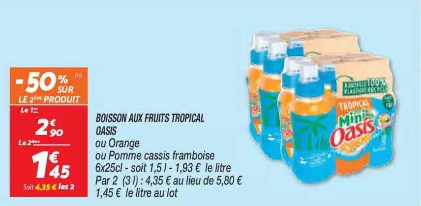 Boisson Aux Fruits Tropical Oasis