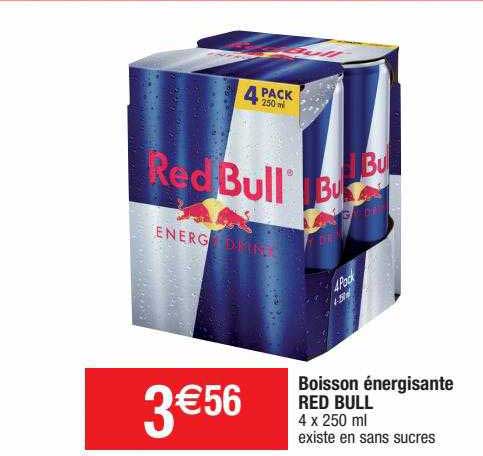 boisson énergisante red bull
