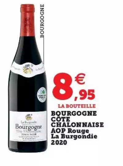 bourgogne côte chalonnaise aop rouge la burgondie 2020