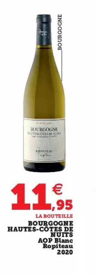 bourgogne hautes-côtes de nuits aop blanc ropiteau 2020