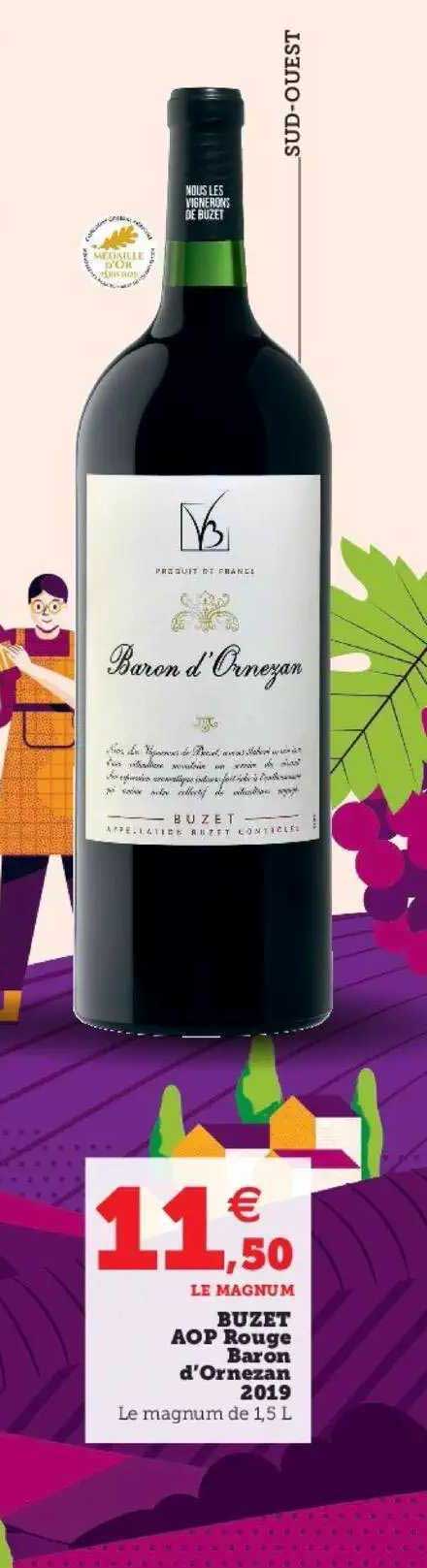 Buzet Aop Rouge Baron D'ornezan 2019