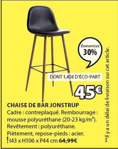Chaise De Bar Jonstrup