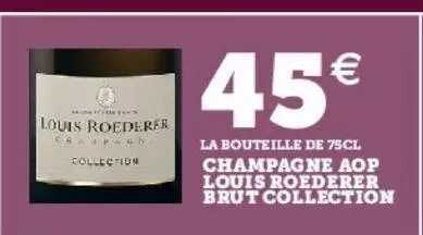 champagne aop louis roederer brut collection