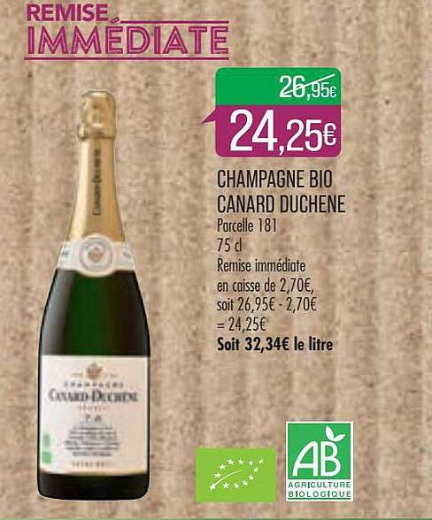 champagne bio canard duchêne