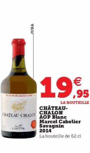 château-chalon aop blanc marcel cabelier savagnin 2014