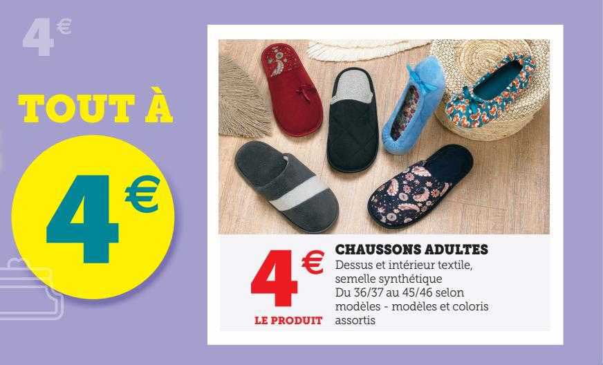 Chaussons Adultes