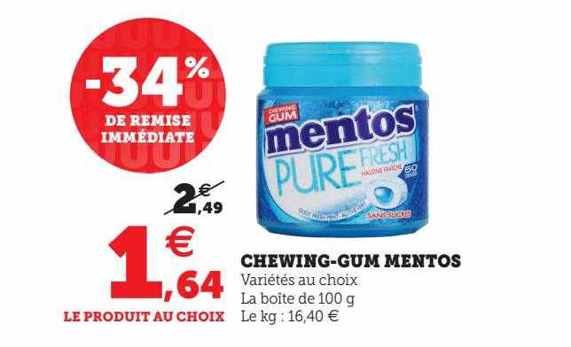 chewing-gum mentos
