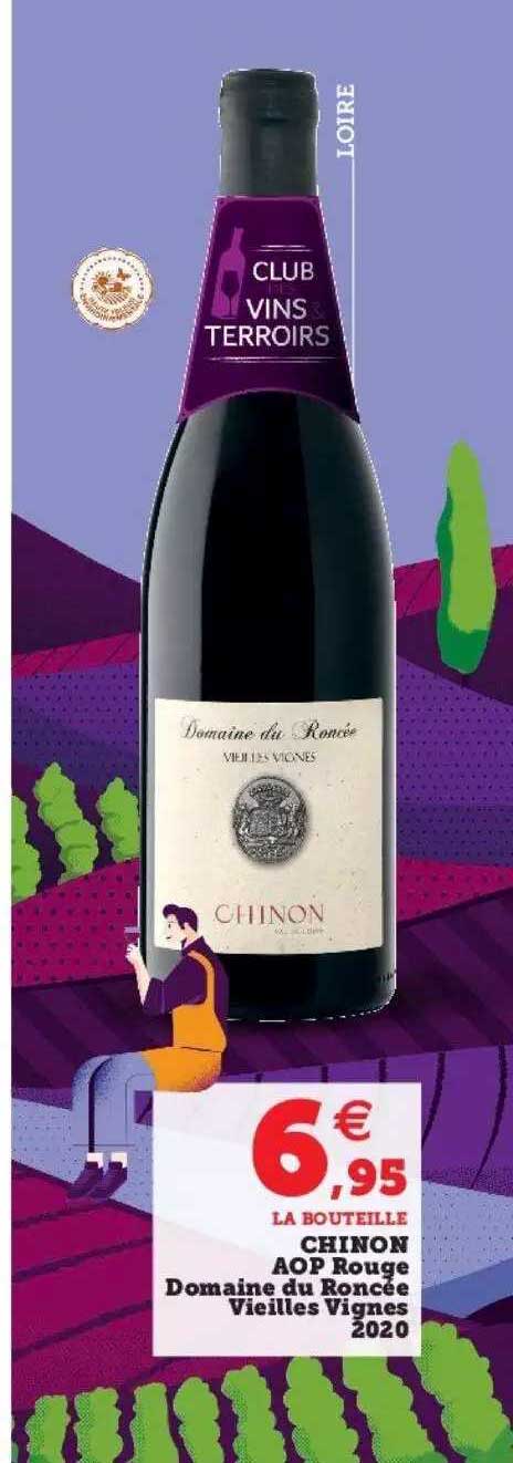 chinon aop rouge domaine du roncée vieilles vignes 2020