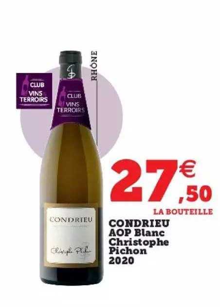 condrieu aop blanc christophe pichon 2020