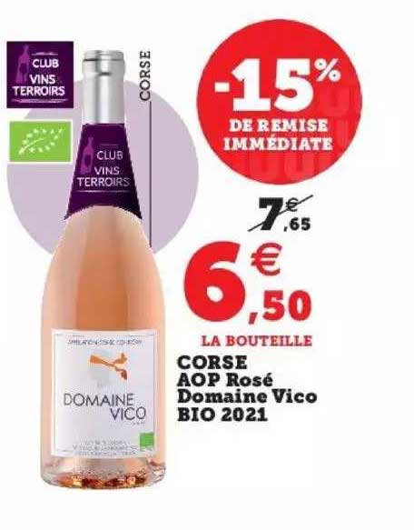 Corse Aop Rosé Domaine Vico Bio 2021