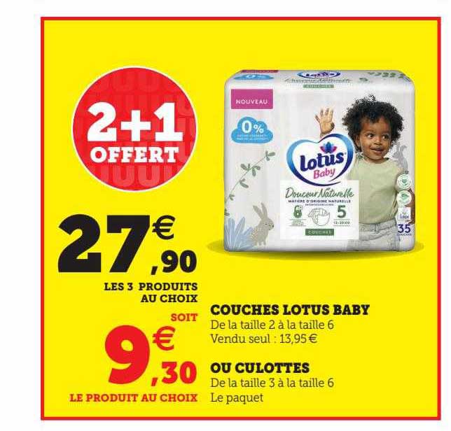 Couches Lotus Baby Ou Culottes