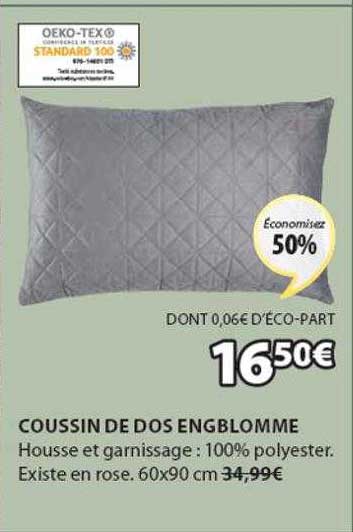 Coussin De Dos Engblomme