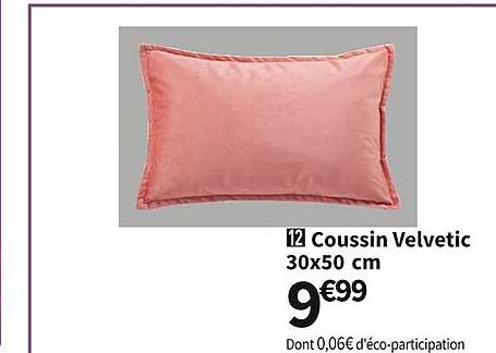 coussin velvetic