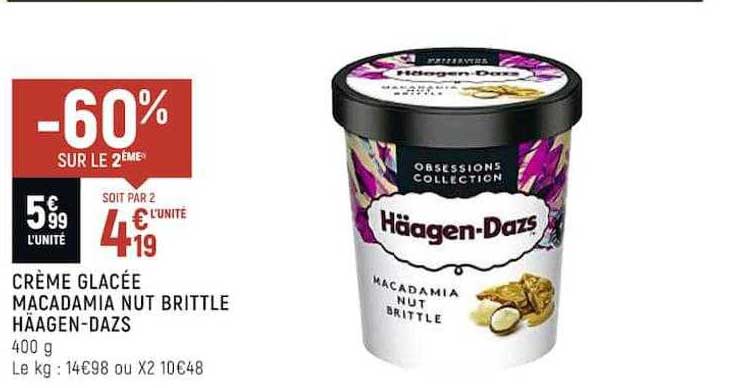 crème glacée macadamia nut brittle häagen-dazs