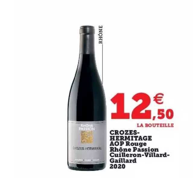 crozes-hermitage aop rouge rhône passion cuilleron-villard-gaillard 2020