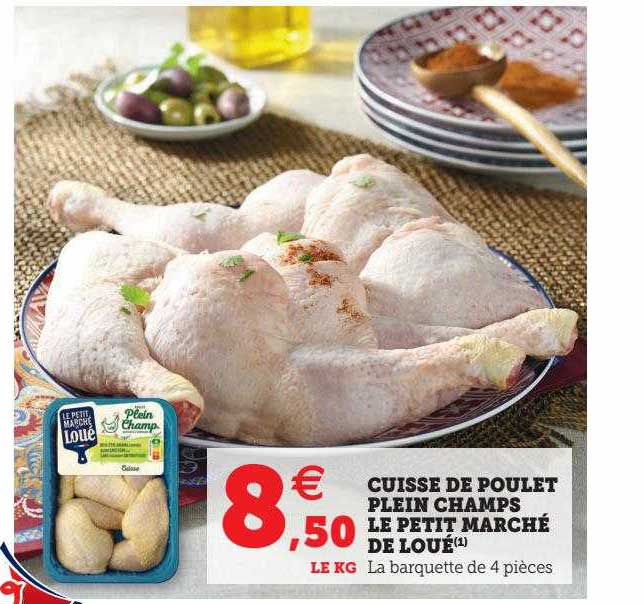cuisse de poulet plein champs le petit marché de loué