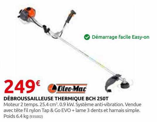 débroussailleuse thermique bch 250t oleo-mac