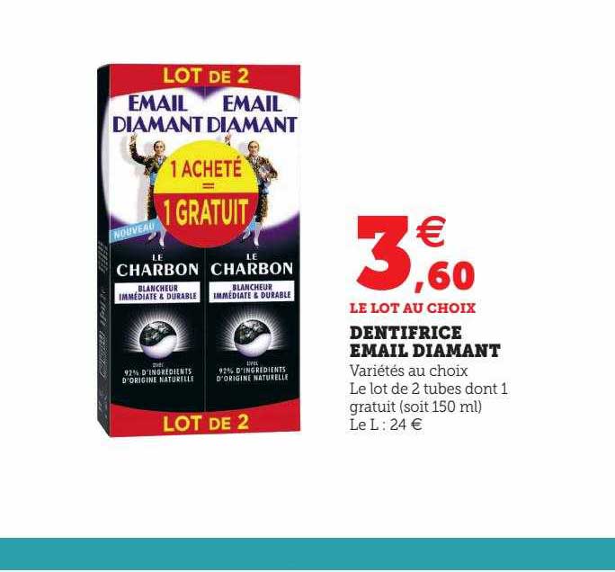 Dentifrice émail Diamant