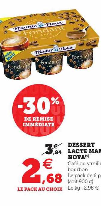 Dessert Lacté Mamie Nova