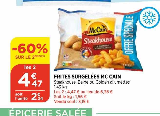 Frites Surgelées Mc Cain