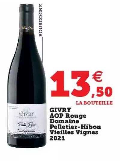 givry aop rouge domaine pelletier-hibon vieilles vignes 2021