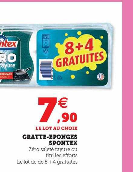 gratte-éponges spontex