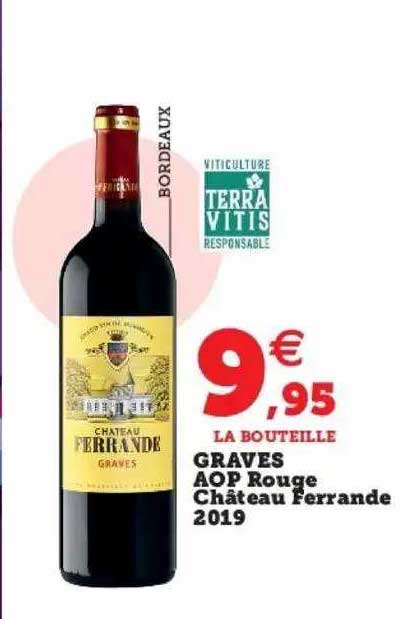 graves aop rouge château ferrande 2019