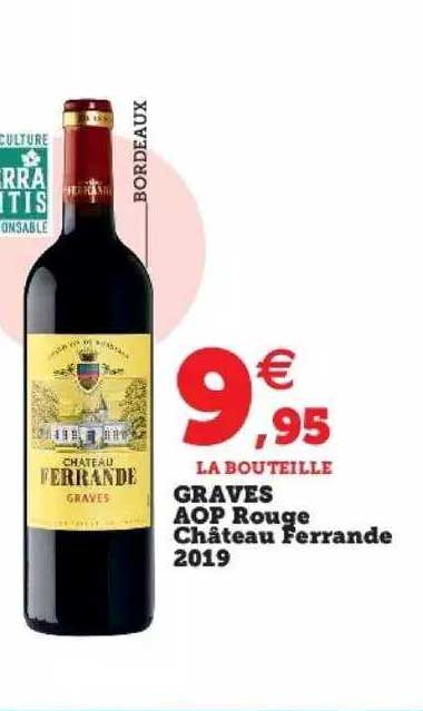 graves aop rouge château ferrande 2019