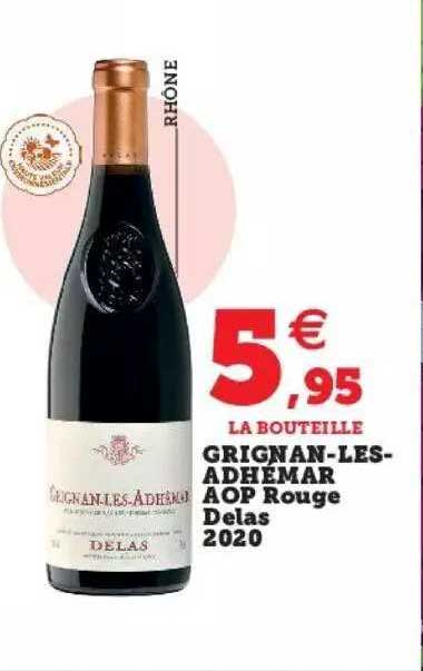 grignan-les-adhémar aop rouge delas 2020