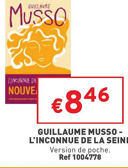 guillaume musso - l'inconnue de la seini