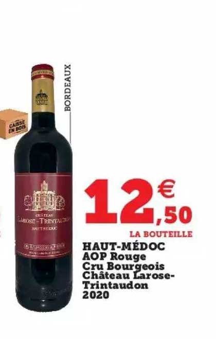 haut-médoc aop rouge cru bourgeois château larose-trintaudon 2020