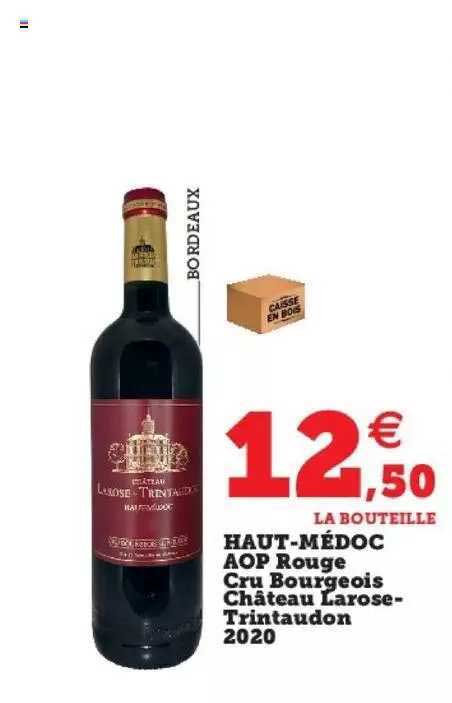 haut-médoc aop rouge cru bourgeois château larose-trintaudon 2020
